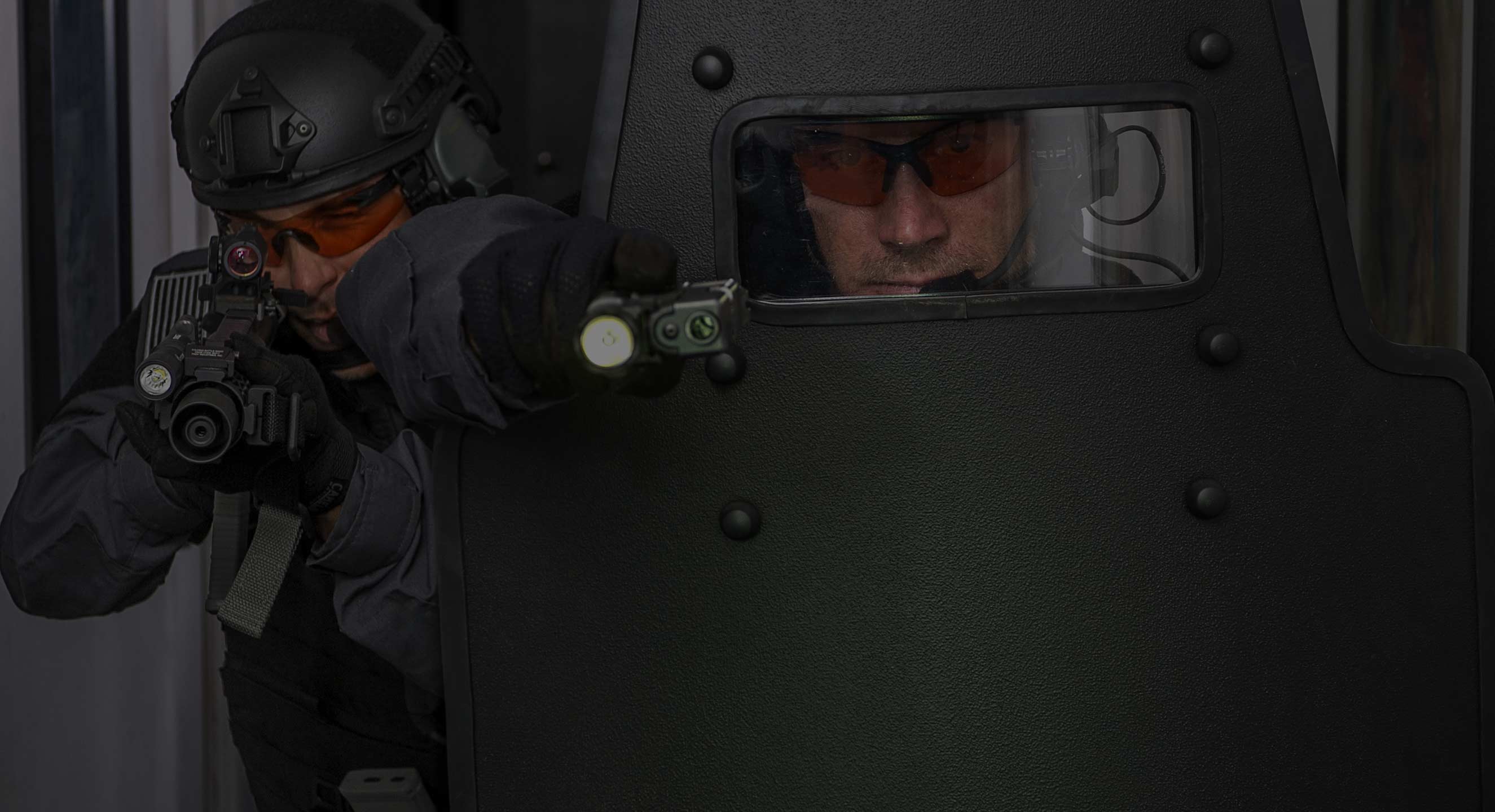 Protect the body with ballistic shield