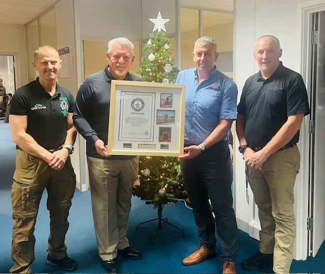 United Shield Team recognizes John Vann with plaque